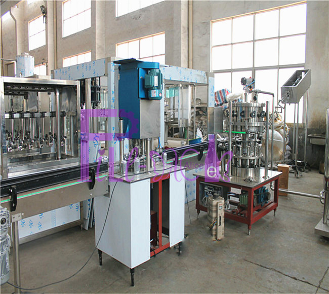 Aluminum Can Gas Drink Filling Machine