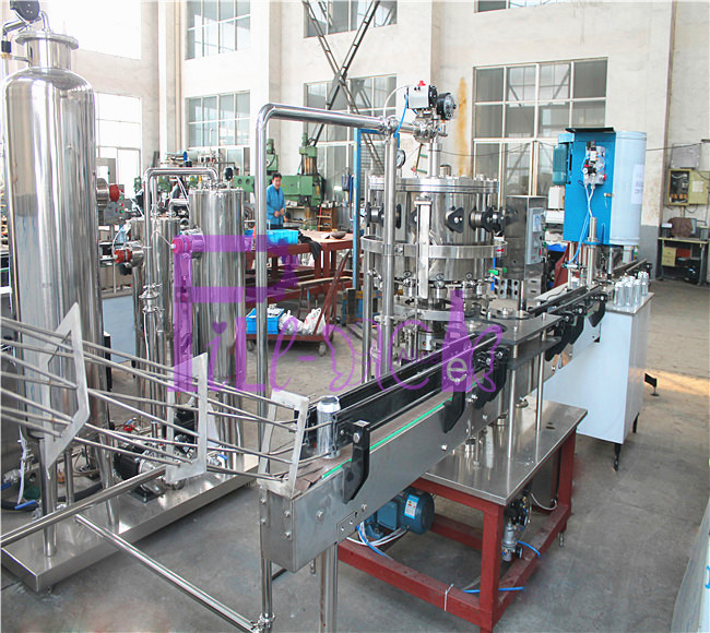Aluminum Can Gas Drink Filling Machine