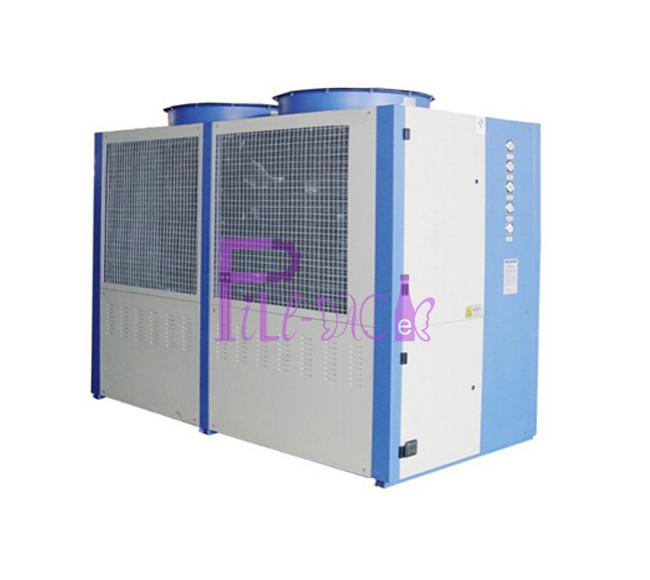 Air cooling water chiller for carbonated flavor juice production line