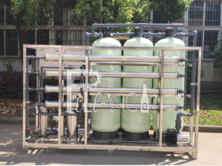 Monoblock RO system for pure water treatment