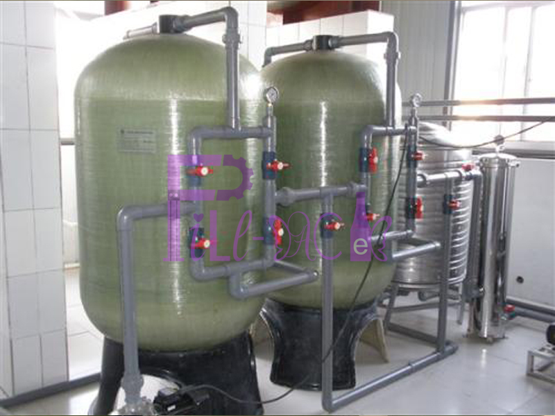 Quartz sand purifier with FRP housing