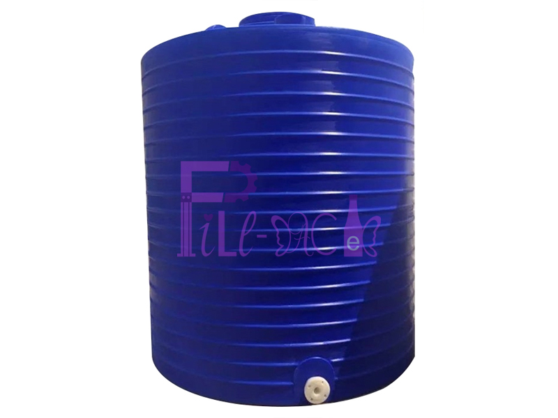 PE water tank for easy storage and installation