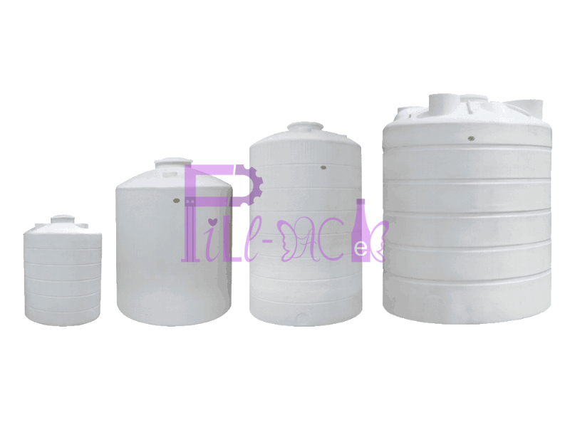 PE water tank for easy storage and installation