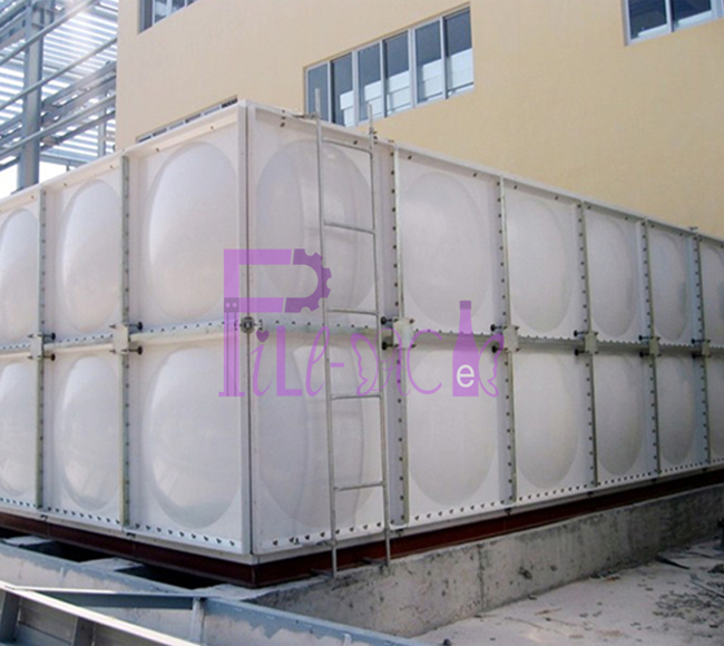 Assemble drinking water storage tank for industrial use